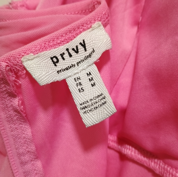 Privy Noel Pearl Mesh Ruched Mini Dress - Picture 3 of 3